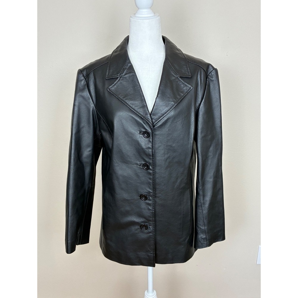 Dunne & Cole 100%‎ Leather Jacket Women's Size Large